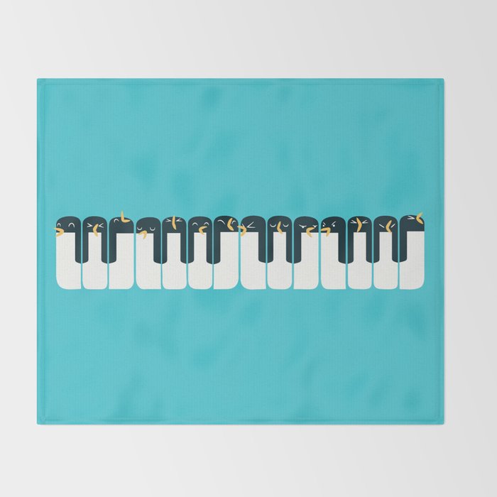 The Choir of Antarctica Throw Blanket Gallery Image 2