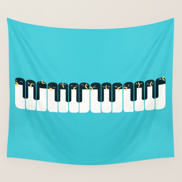 The Choir of Antarctica Wall Tapestry Gallery Image 1
