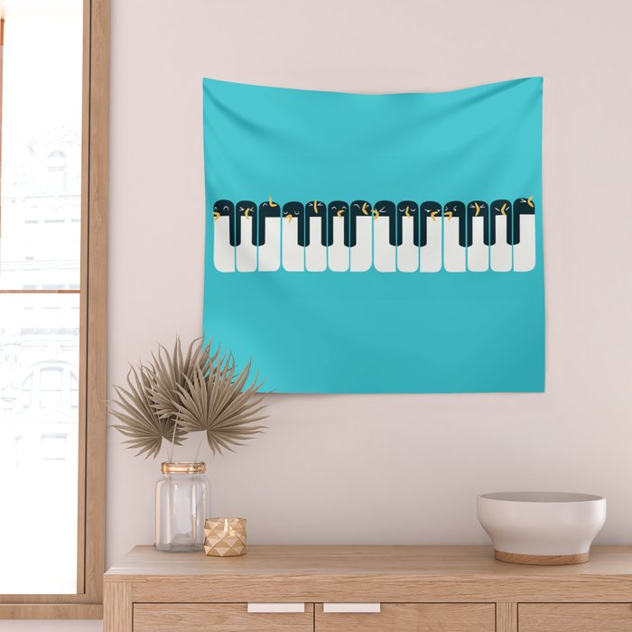 The Choir of Antarctica Wall Tapestry Gallery Image 2