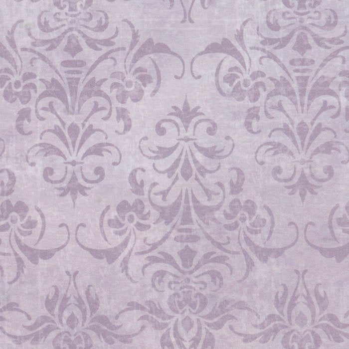 Vintage chic violet lilac floral damask pattern Coffee Mug Gallery Image 2