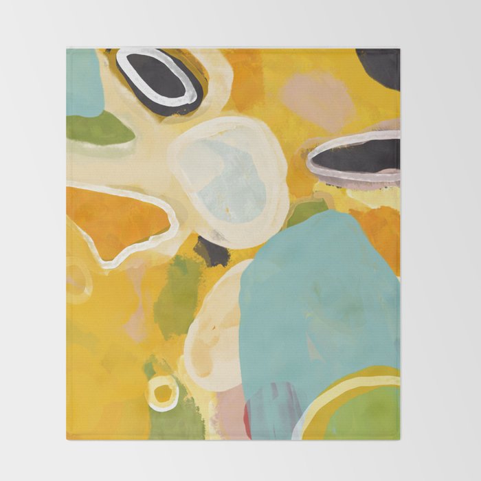 sunshine fall garden leaves Throw Blanket Gallery Image 2