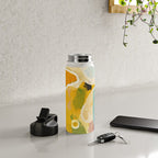 sunshine fall garden leaves Water Bottle Gallery Image 4