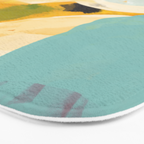 sunshine fall garden leaves Bath Mat Gallery Image 3