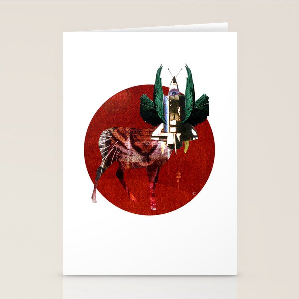 SpaceHeadDeer 3 Stationery Card Gallery Image 2