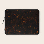 Dark Tortoise Shell Pattern Laptop Sleeve Gallery Image 1