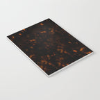 Dark Tortoise Shell Pattern Notebook Gallery Image 3