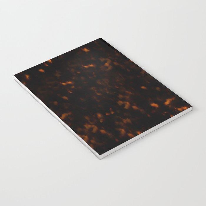 Dark Tortoise Shell Pattern Notebook Gallery Image 3