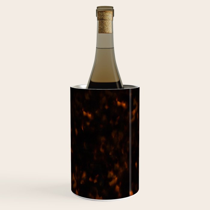 Dark Tortoise Shell Pattern Wine Chiller Gallery Image 2