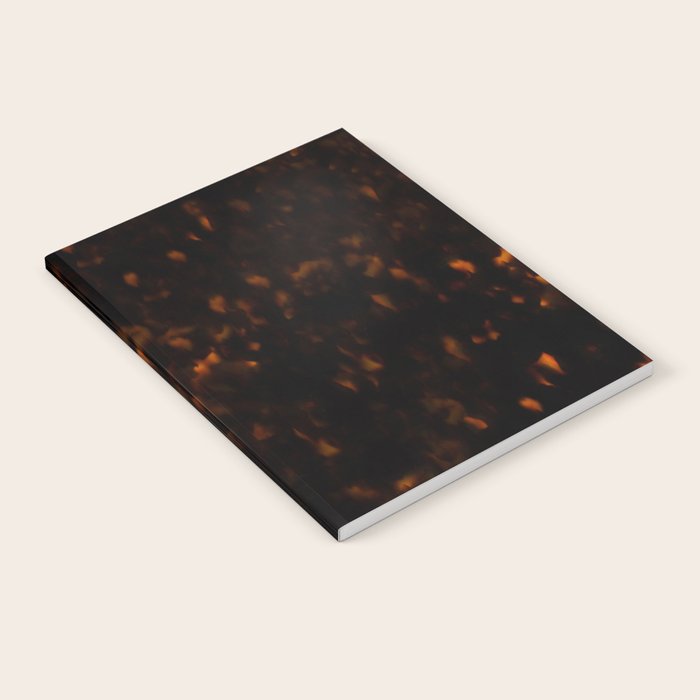 Dark Tortoise Shell Pattern Notebook Gallery Image 2