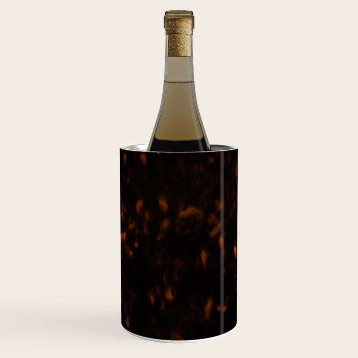 Dark Tortoise Shell Pattern Wine Chiller Gallery Image 3
