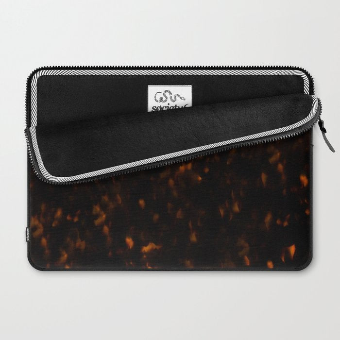 Dark Tortoise Shell Pattern Laptop Sleeve Gallery Image 2