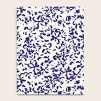 Mediterranean blue handmade floral Notebook Gallery Image 4