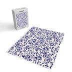 Mediterranean blue handmade floral Jigsaw Puzzle Gallery Image 2
