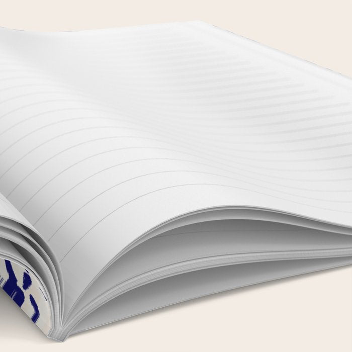 Mediterranean blue handmade floral Notebook Gallery Image 2