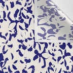 Mediterranean blue handmade floral Wall Tapestry Gallery Image 3