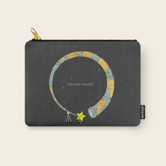 Discover yourself Carry All Pouch Gallery Image 1
