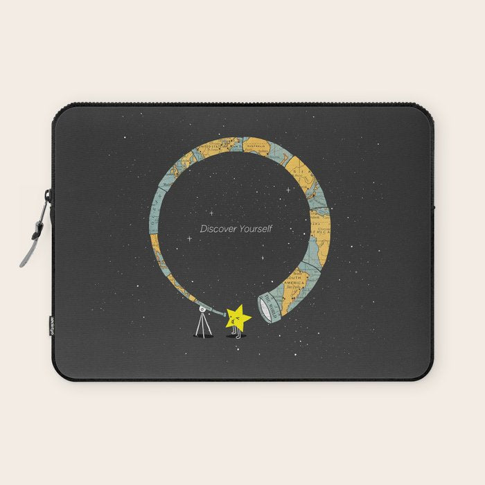 Discover yourself Laptop Sleeve Gallery Image 1