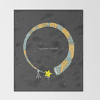 Discover yourself Throw Blanket Gallery Image 2