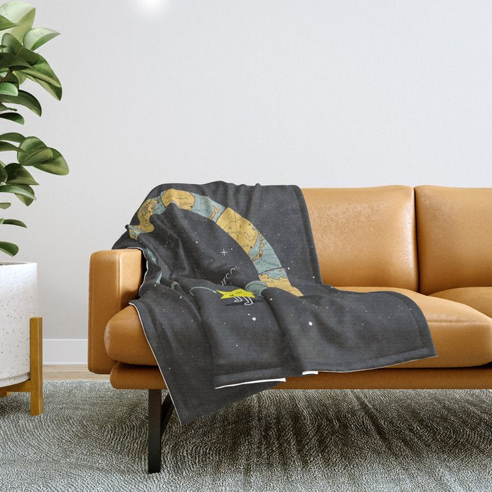 Discover yourself Throw Blanket Gallery Image 1