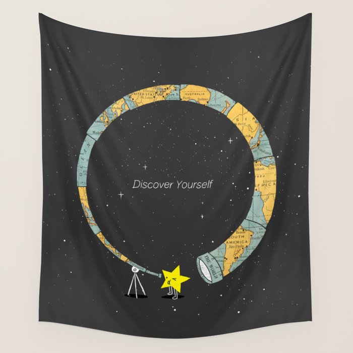 Discover yourself Wall Tapestry Gallery Image 1