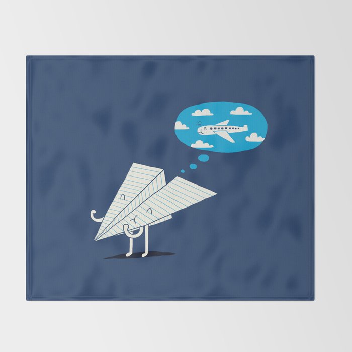 When I grow up Throw Blanket Gallery Image 2