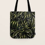 Jurassic Jungle - Camo Green Tote Bag Gallery Image 1