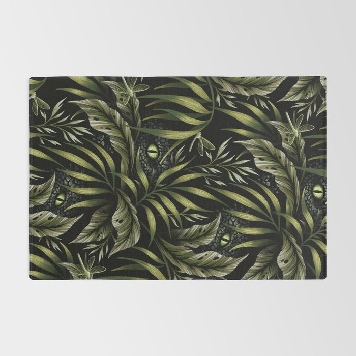 Jurassic Jungle - Camo Green Rug Gallery Image 2