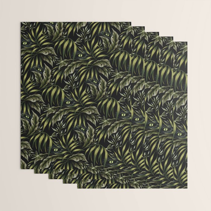 Jurassic Jungle - Camo Green Wrapping Paper Gallery Image 3