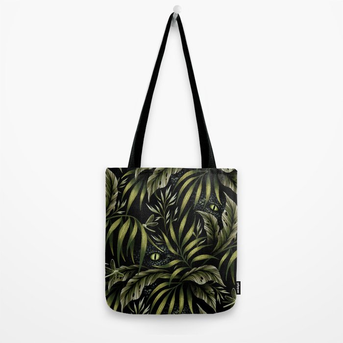 Jurassic Jungle - Camo Green Tote Bag Gallery Image 2