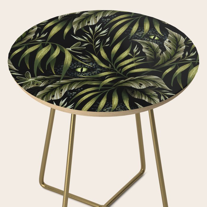 Jurassic Jungle - Camo Green Side Table Gallery Image 2