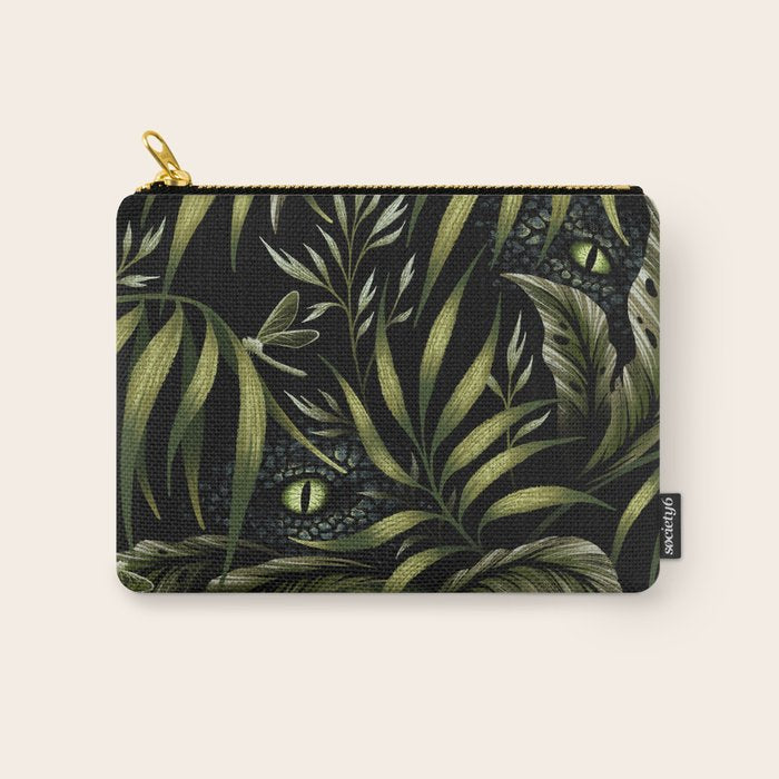 Jurassic Jungle - Camo Green Carry All Pouch Gallery Image 1