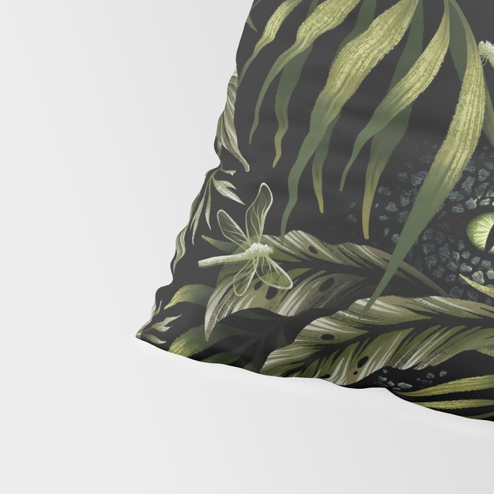 Jurassic Jungle - Camo Green Pillow Sham Gallery Image 4