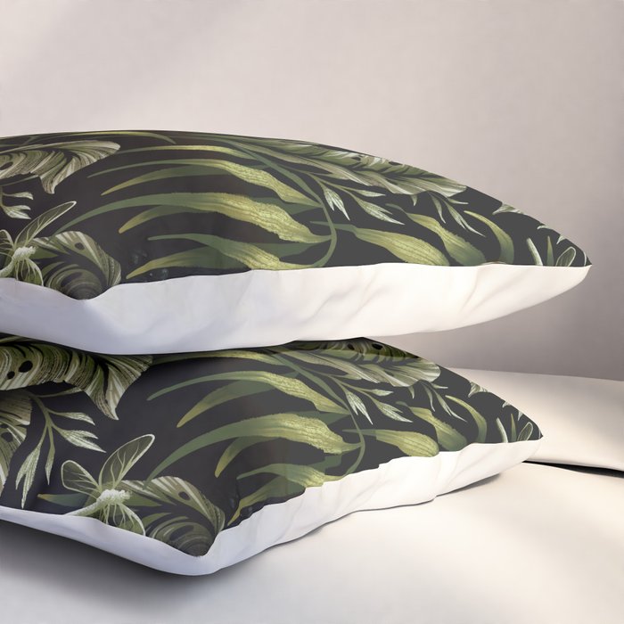 Jurassic Jungle - Camo Green Pillow Sham Gallery Image 3
