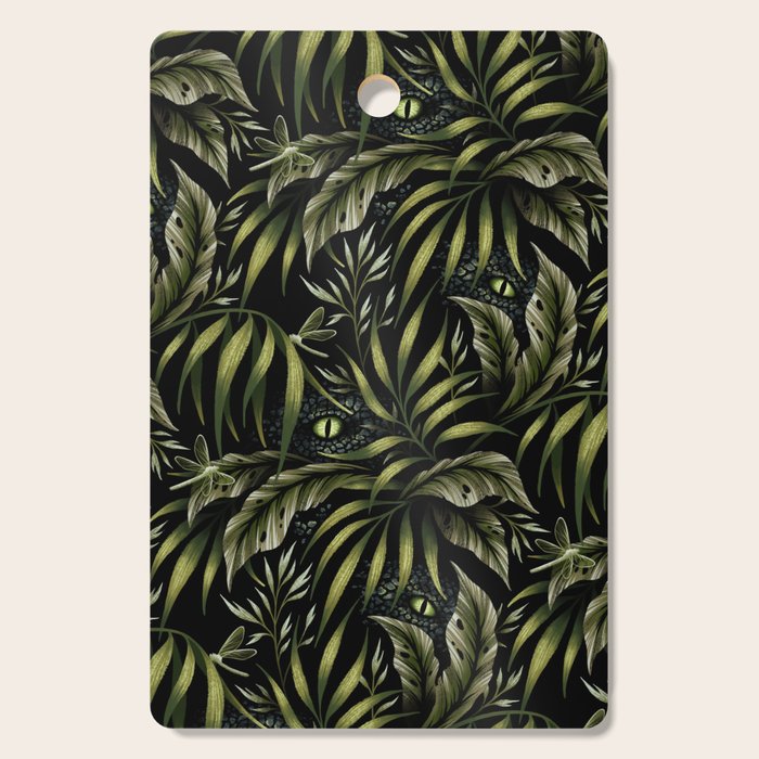 Jurassic Jungle - Camo Green Cutting Board Gallery Image 1