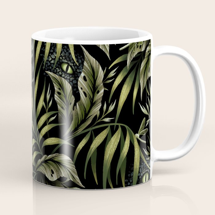 Jurassic Jungle - Camo Green Coffee Mug Gallery Image 1
