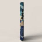 DRAMAQUEEN - GOLD INDIGO MARBLE iPhone Case Gallery Image 2