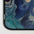 DRAMAQUEEN - GOLD INDIGO MARBLE Laptop Sleeve Gallery Image 3
