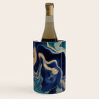 DRAMAQUEEN - GOLD INDIGO MARBLE Wine Chiller Gallery Image 2