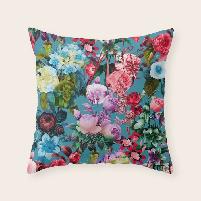 SUMMER BOTANICAL V Throw Pillow Gallery Image 6