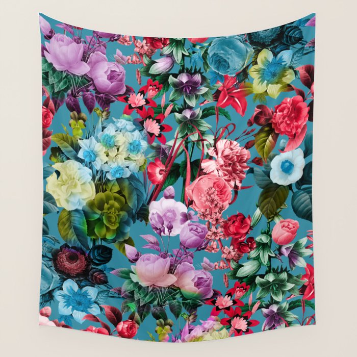 SUMMER BOTANICAL V Wall Tapestry Gallery Image 4