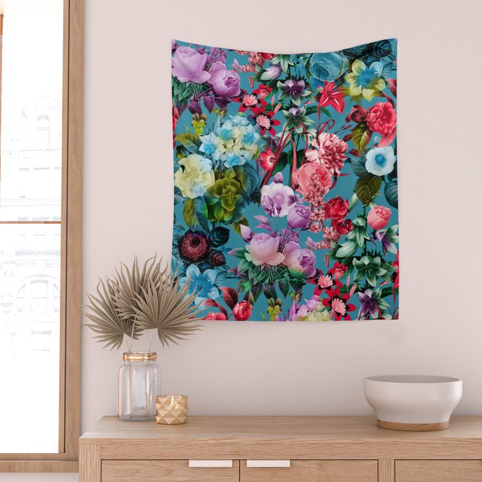 SUMMER BOTANICAL V Wall Tapestry Gallery Image 2