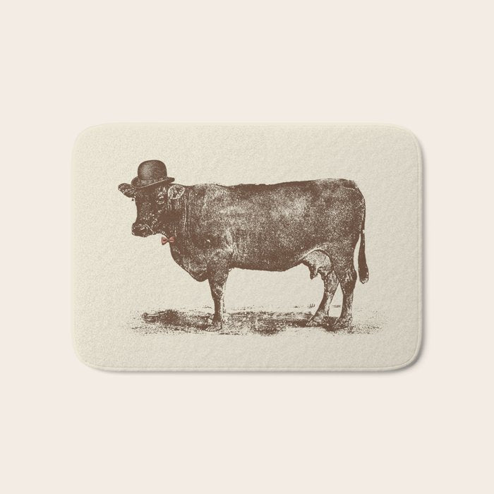 Cow Cow Nuts Bath Mat Gallery Image 1
