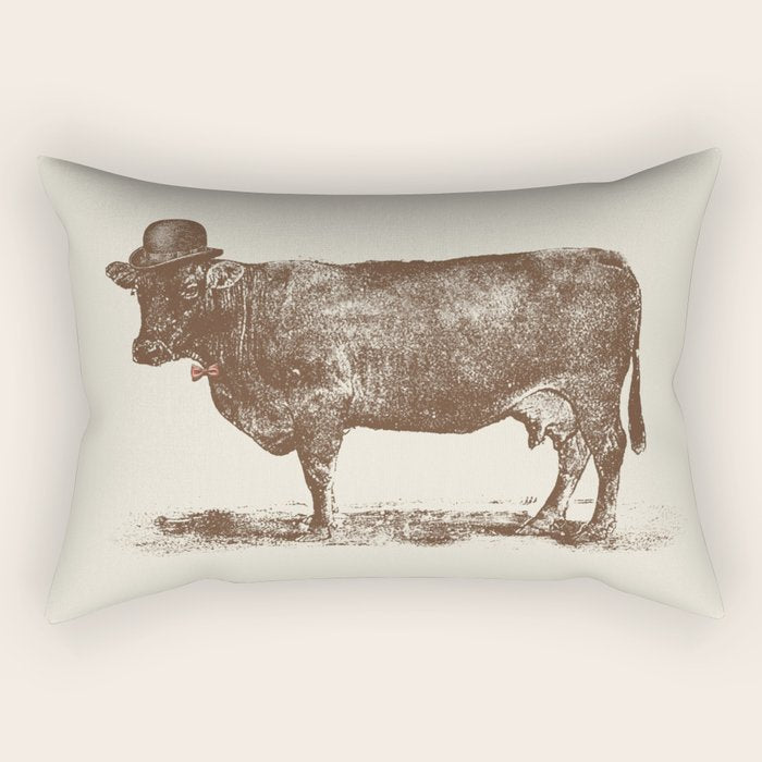 Cow Cow Nuts Rectangular Pillow Gallery Image 1