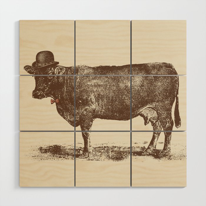 Cow Cow Nut #1 Wood Wall Art Gallery Image 1