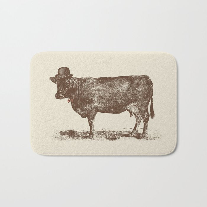 Cow Cow Nut #1 Bath Mat Gallery Image 1