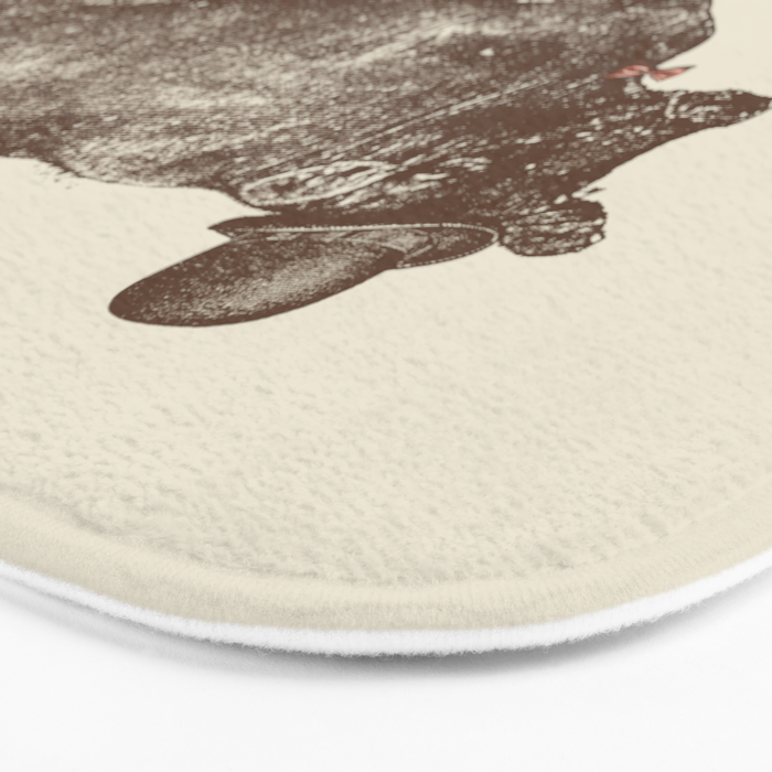 Cow Cow Nut #1 Bath Mat Gallery Image 3