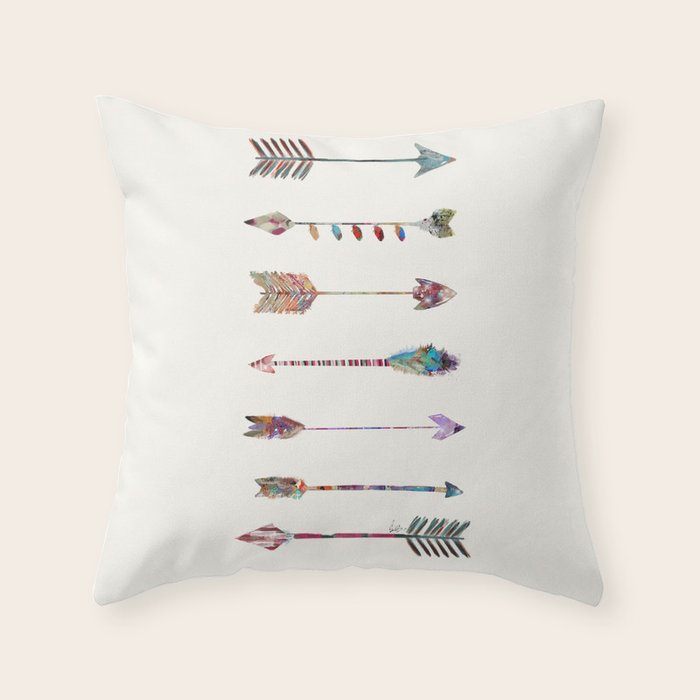 seven arrows Throw Pillow Gallery Image 1
