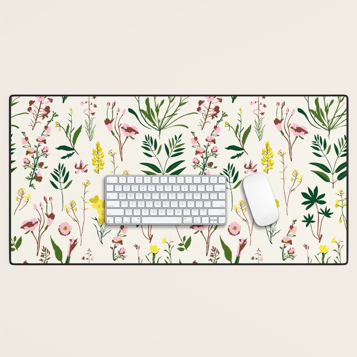 WILDFLOWER STUDY Desk Mat Gallery Image 1