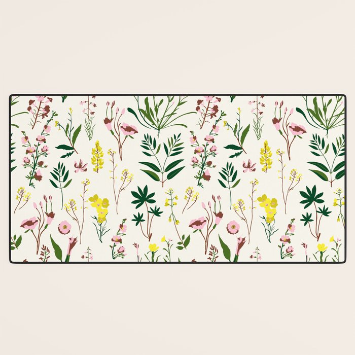 WILDFLOWER STUDY Desk Mat Gallery Image 3