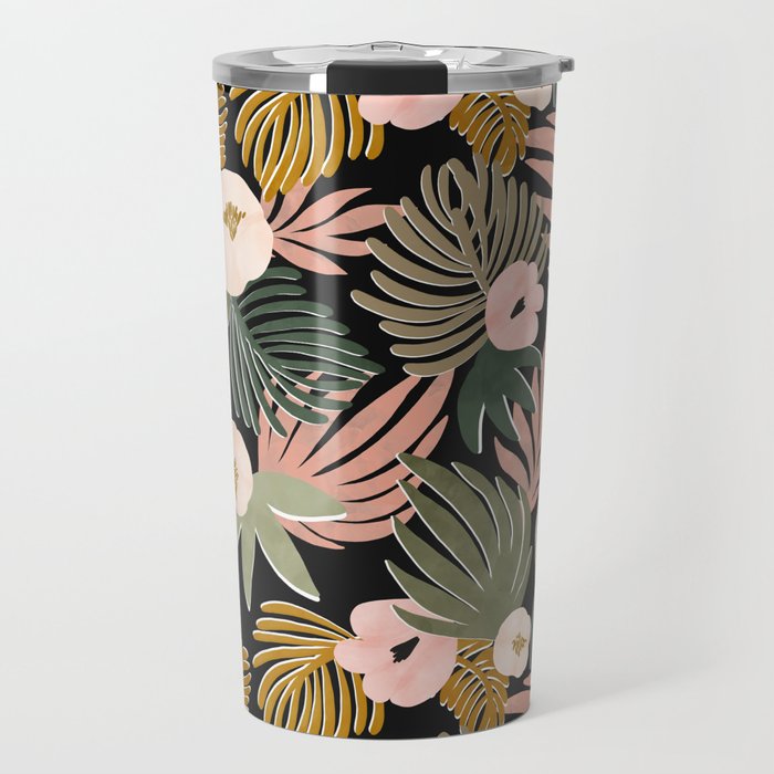 Floral garden tropical 7F Travel Mug Gallery Image 1